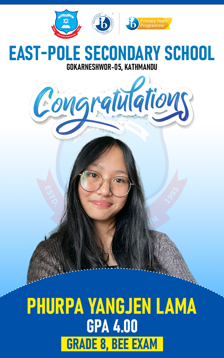 4-GPA in Grade 8, BEE Exam 2082